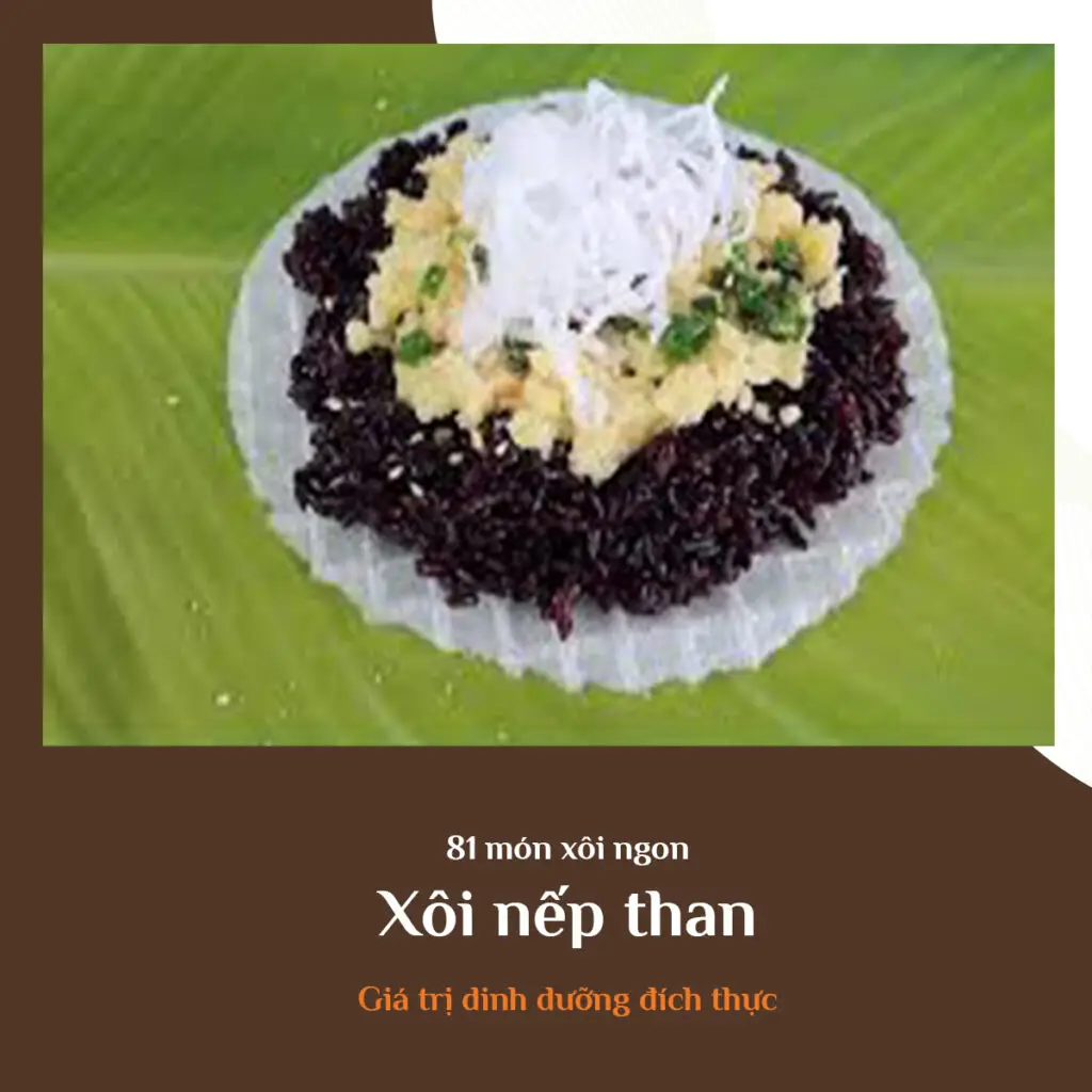 Xôi nếp than (cách nấu 1)