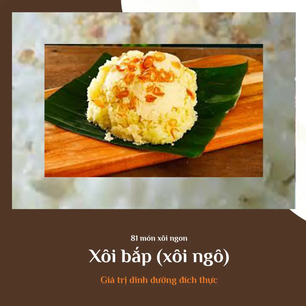 Xôi bắp (xôi ngô) Xôi bắp (xôi ngô)