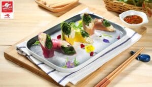 Thực đơn chay ngon toàn món mới cho ngày sum họp đầu năm Cuốn chay đậu hũ rau rừng