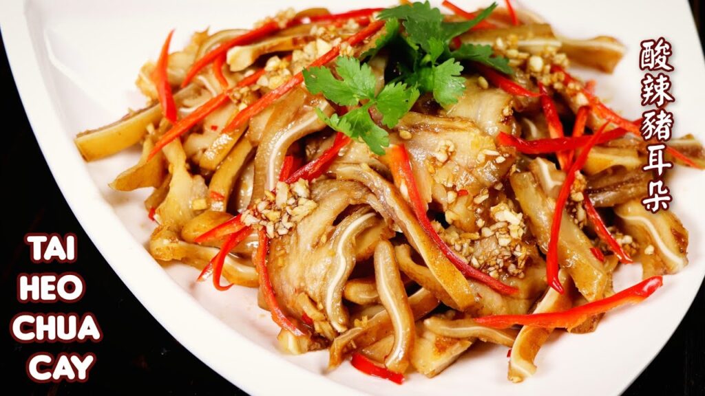 Tai Heo Chua Cay - Món Ngon Cho Ngày Tết Rất Dễ Làm - 涼拌酸辣豬耳。 1738719406 maxresdefault