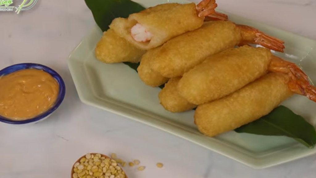 Tôm cuộn cơm nếp