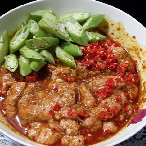 Món nầm dê đã ướp